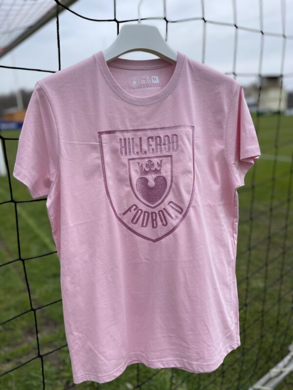T-shirt lyserød hillerød fodbold elite merchandise